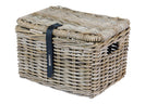 Basil B.V. - B.V. Fietsmand basil dax s met deksel 27 x 37 x 24 cm - grijs