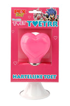 Corne Djeno et coeur rose Mila