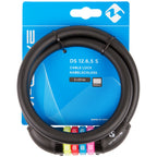 Messingschlager - Messingschlager cijfer-kabelslot silicone zwart 65cm12mm