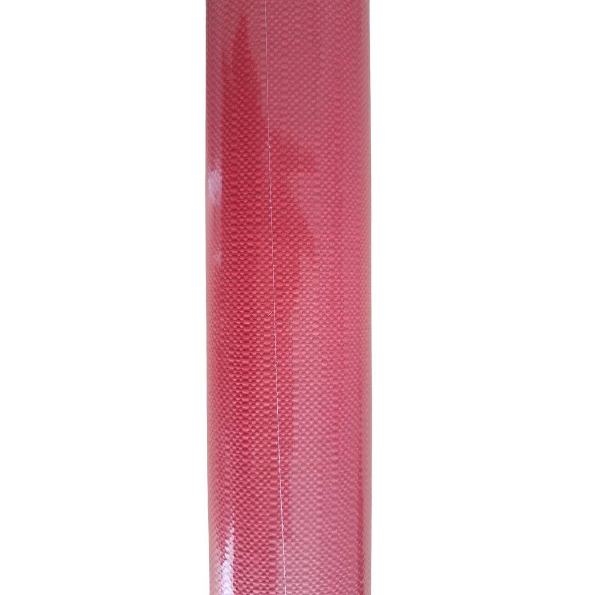 Damast papier 8x1.18mtr brill.rood