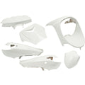Edge - Plaatset 6-delig voor peugeot vivacity tot bouwjaar 2008 - glanzend wit