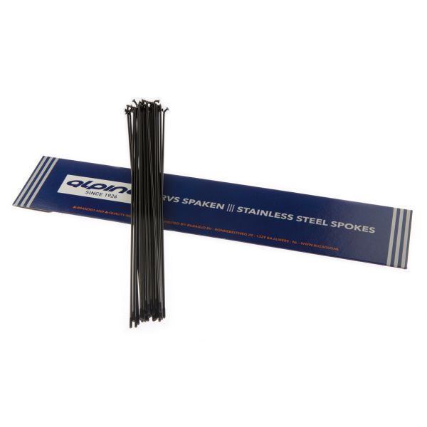 Alpina Spaken 13G (2,34mm) 268mm RVS Zwart (P36)