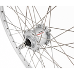 Shimano - Voorwiel 28 x 1/4'' aluminium zac 2000 velg - dh-c3000-3n naafdynamo - velgrem - zilver