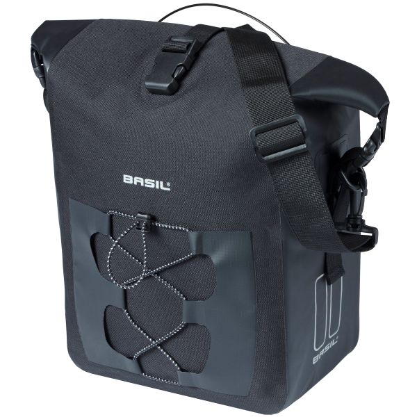 BASIL - BASIL Tas navigator m enkel | mik studs | zwart 14l