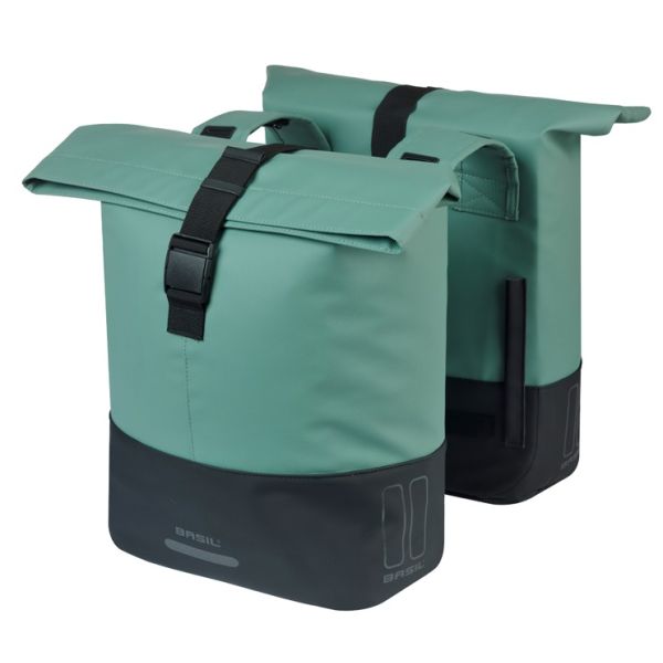 Basil B.V. - B.V. Tas basil cove dubbel groen/zwart | 32l