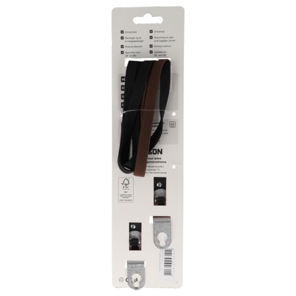 Simson - Triobinder 60cm - zwart/bruin