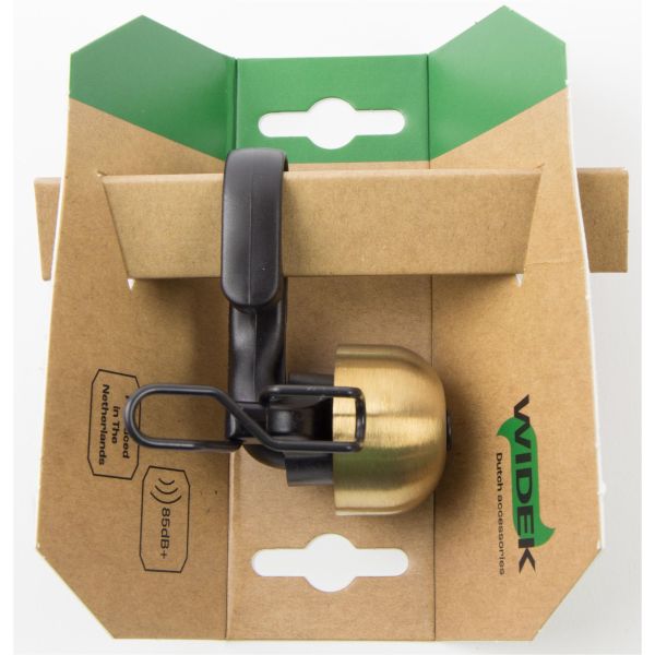 Qibbel - bel met beugel e-bike pvd-coated goud