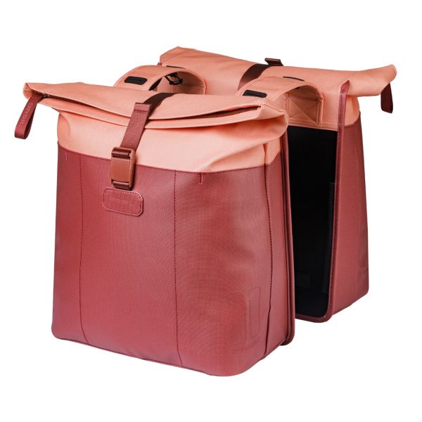 Basil B.V. - B.V. Tas basil vive dubbel bordeaux/roze | 35l