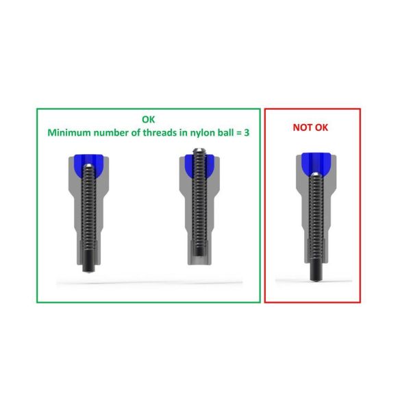 Alpina Écrou de rayon à tête ronde 14G/15,0mm/4/Fg 2.3 ABS/laiton argent (144 pièces)