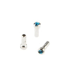 Alpina Écrou de rayon à tête ronde 14G/15,0mm/4/Fg 2.3 ABS/laiton argent (144 pièces)