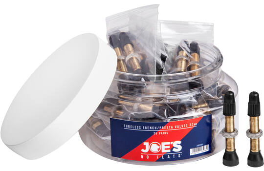 Joes - Joes - tubeless presta ventiel 32mm (pot 50 stuks)