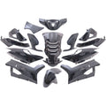 Edge - Plaatset 14-delig voor peugeot speedfight 4 - metallic zwart