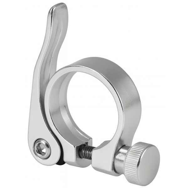 Zadelpenklem ø31.8 aluminium met snelspanner -