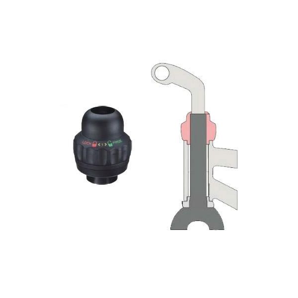 casque d'écoute avec verrou de direction intégré 1 pouce noir