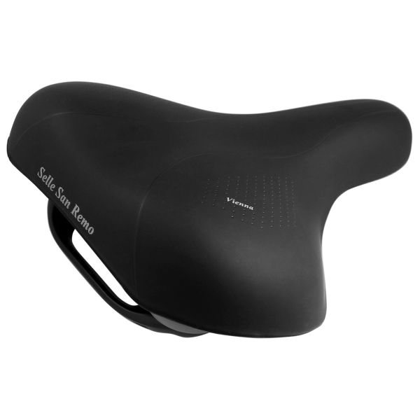 Selle San Remo - San Remo Fietszadel vienna met handgreep - zwart