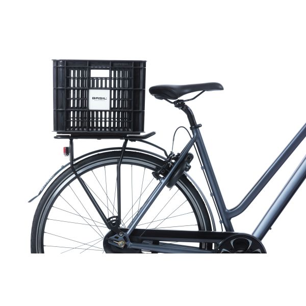 Caisse à vélo Basil L - grande - 40 litres - noire