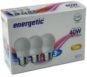 Energetic energitc kogel e27 5,6w mat 3-pack