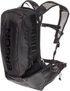 Ergon BX2 Evo Rugtas Zwart - Lichtgewicht - Geschikt voor dagtochten - 10 + 1.5L volume - Waterdicht - Polyester Nylon - Anders bevestigingssysteem - Inclusief regenhoes