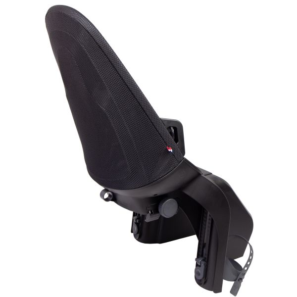 Qibbel - Kinderzitje achter air met dragerbevestiging (cfs) - midnight black