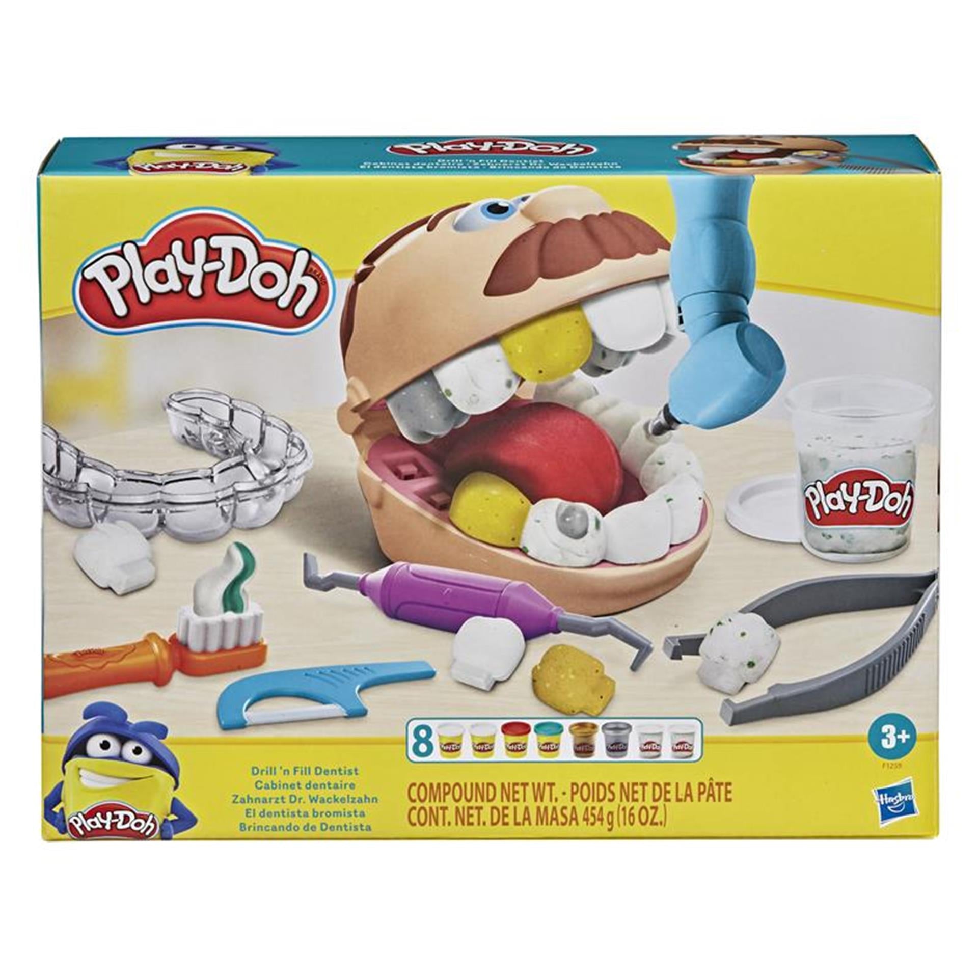 Play-doh top tandarts - 8 kleipotjes