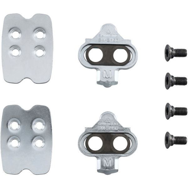 Cales Shimano avec plaques supérieures SPD SM-SH56