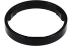 Trivio - spacer 5mm 1 1 8 aluminium zwart - 5 stuks