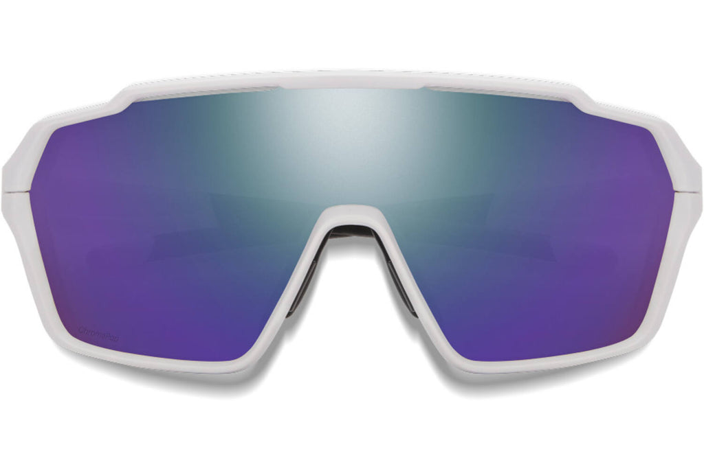 Smith Shift mag bril white chromapop violet mirror