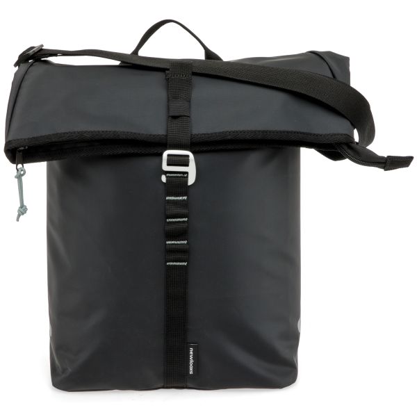 Burgers - new looxs new looxs ® cantos single - enkele fietstas - afneembare fietstas enkel - geschikt voor electrische fietsen – 16,5 liter - schoudertas - zwart