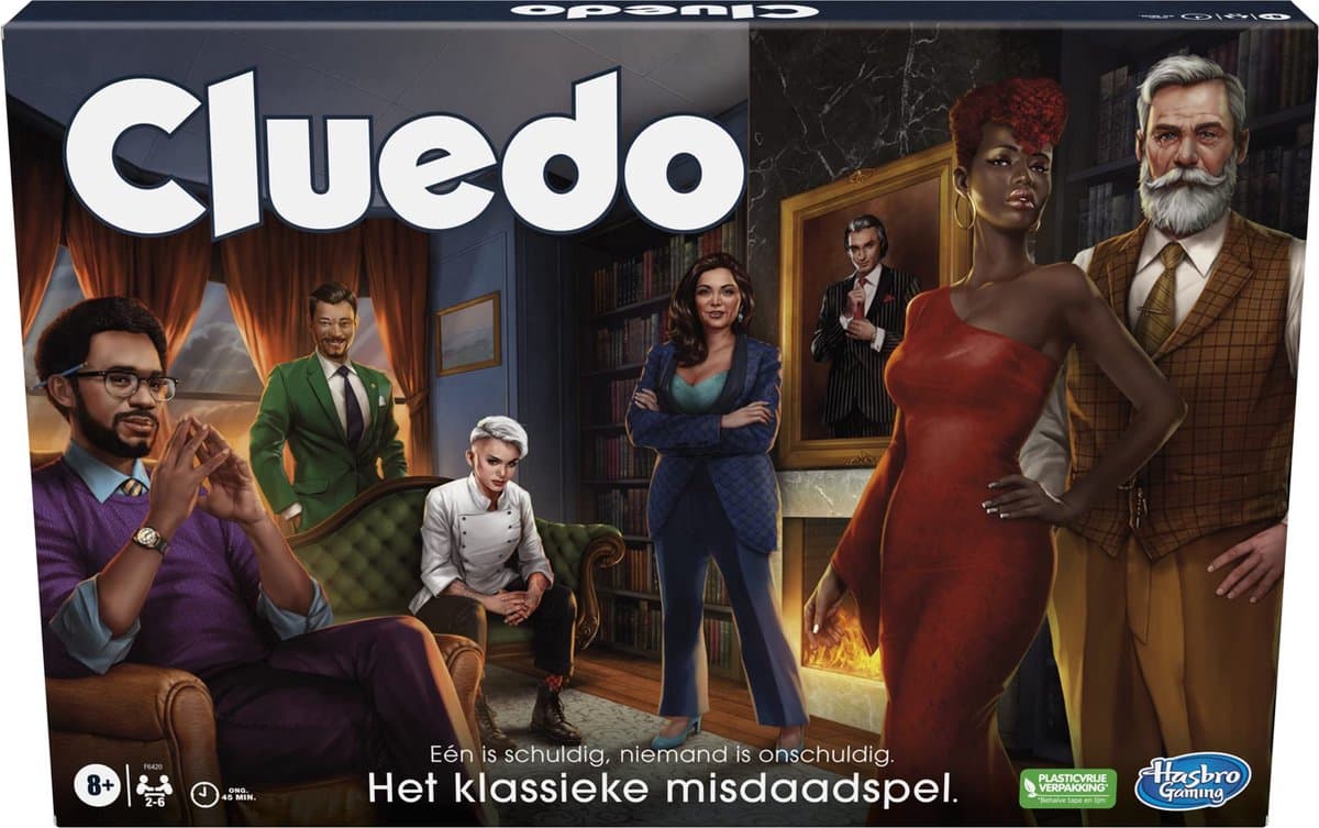 Hasbro cluedo het klassieke misdaadspel