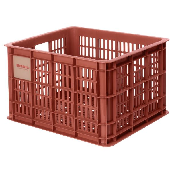 Caisse à vélo Basil M - moyenne - 29,5 litres - rouge