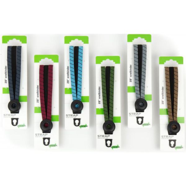 Widek - Triobinder eye 12/12mm met zwarte stalen platen - 12 stuks van 6 kleuren