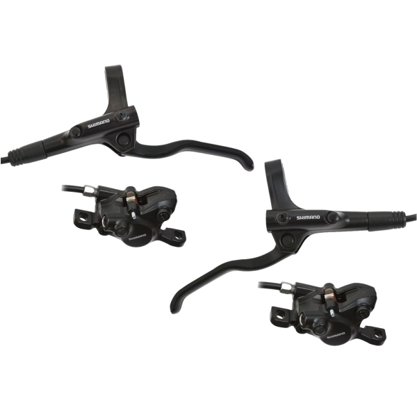 Shimano - Hydraulische schijfremset mt200 voor- en achterzijde - zonder remschijf - zwart