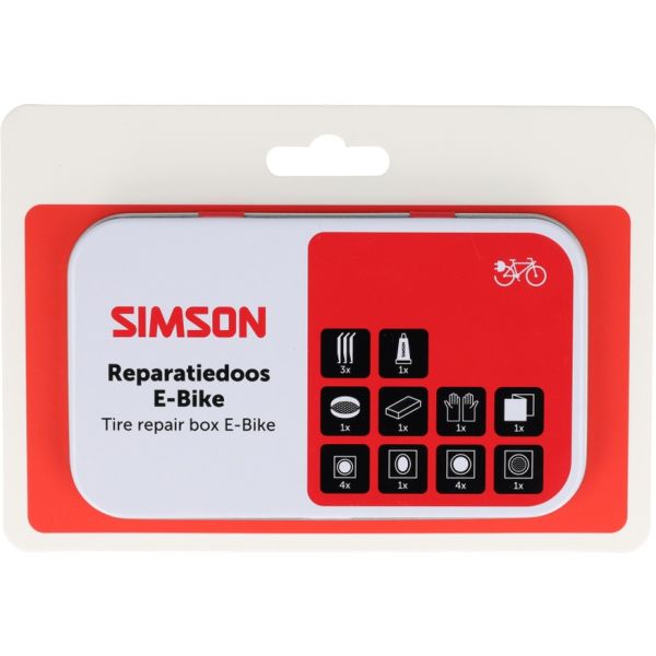 Simson - reparatiedoos e-bike op kaart