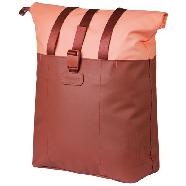 Basil B.V. - B.V. Tas basil vive shopper bordeaux/roze | mik hooks | 20l