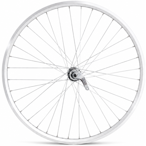 - Achterwiel 28 x 1/4'' aluminium ZAC 2000 velg - Favorit remnaaf - zilver