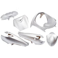 Edge plaatset 6-delig voor peugeot vivacity tot bouwjaar 2008 - zilver metallic