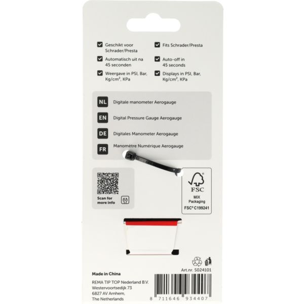 Simson - digitale manometer aerogauge