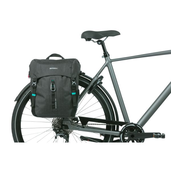 BASIL - BASIL Enkele tas discovery 365d l mik 20l 15 x 23 x 35 cm - zwart