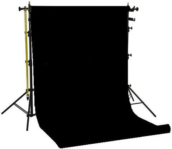 Falcon eyes achtergrond systeem spk-1z incl. 1 rol zwart 1,35x11 m