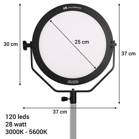 Lampe LED Bicolore Falcon Eyes Sophiez SO-28TD sur 230V