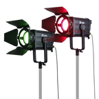 Falcon Eyes RGB LED Fresnel Spot Dimbaar DM4 400W