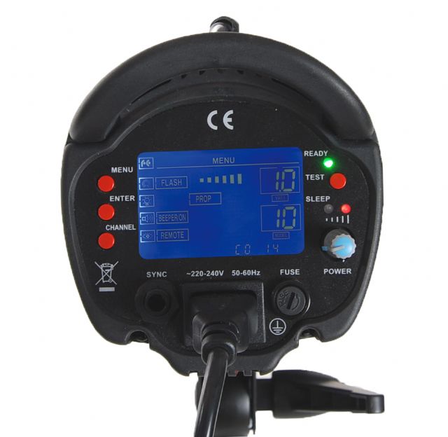 Falcon eyes studioflitsset tfk-3400l met lcd scherm