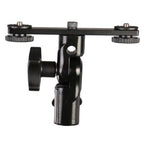 Falcon eyes twin mount tilting bracket + 2 x flitsschoen cld-14a