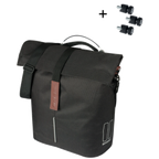 Basil B.V. - B.V. Tas basil city shopper enkel | mik studs | zwart | 14-16l