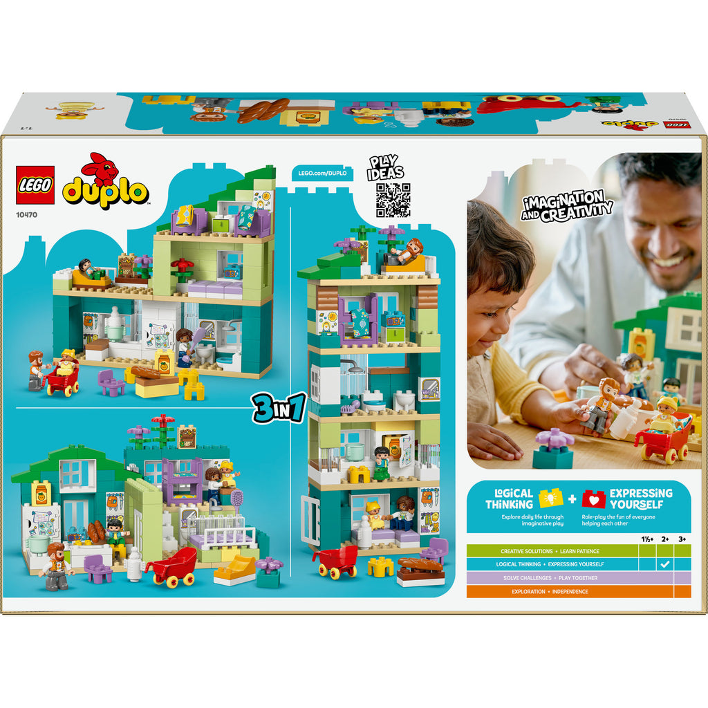 Lego duplo 10470 3-in-1 modern woonhuis met figuren