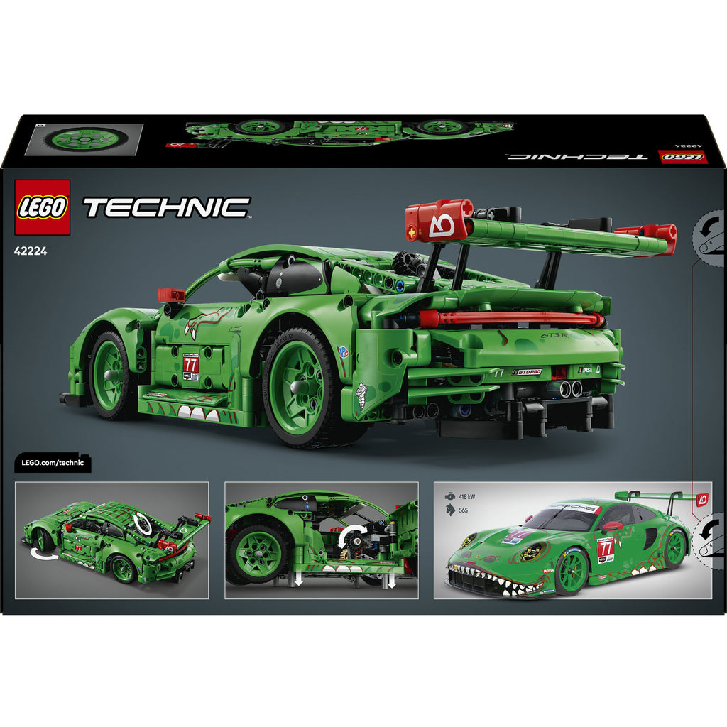 Lego technic 42224 porsche 911 gt3 r rexy ao racing auto