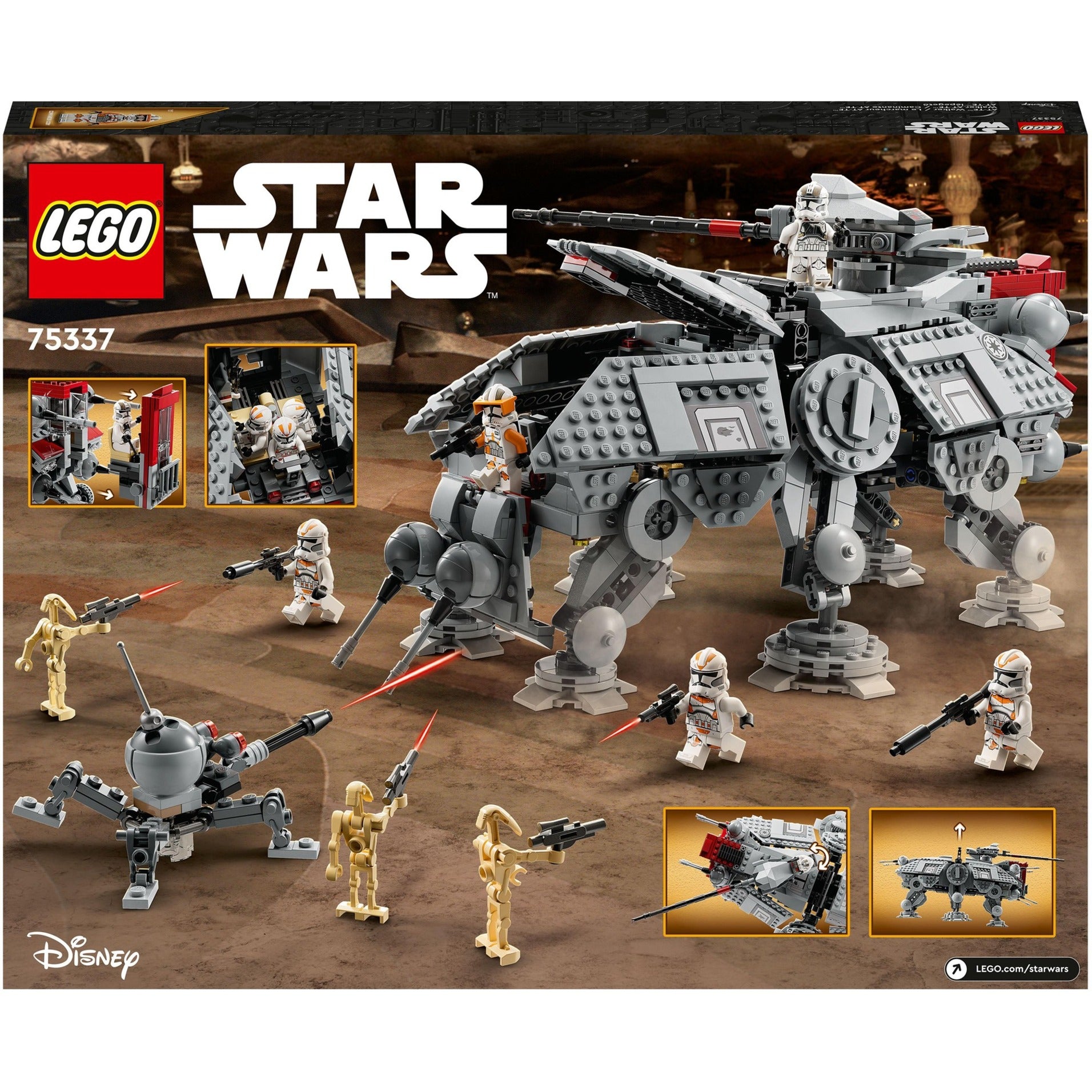 Lego star wars 75337 at-te walker