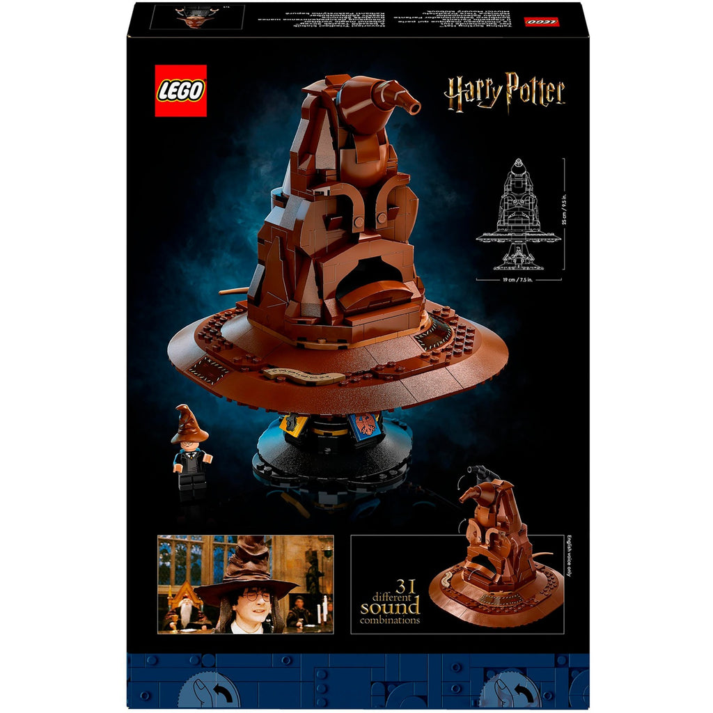 Lego harry potter 76429 pratende sorteerhoed + geluid