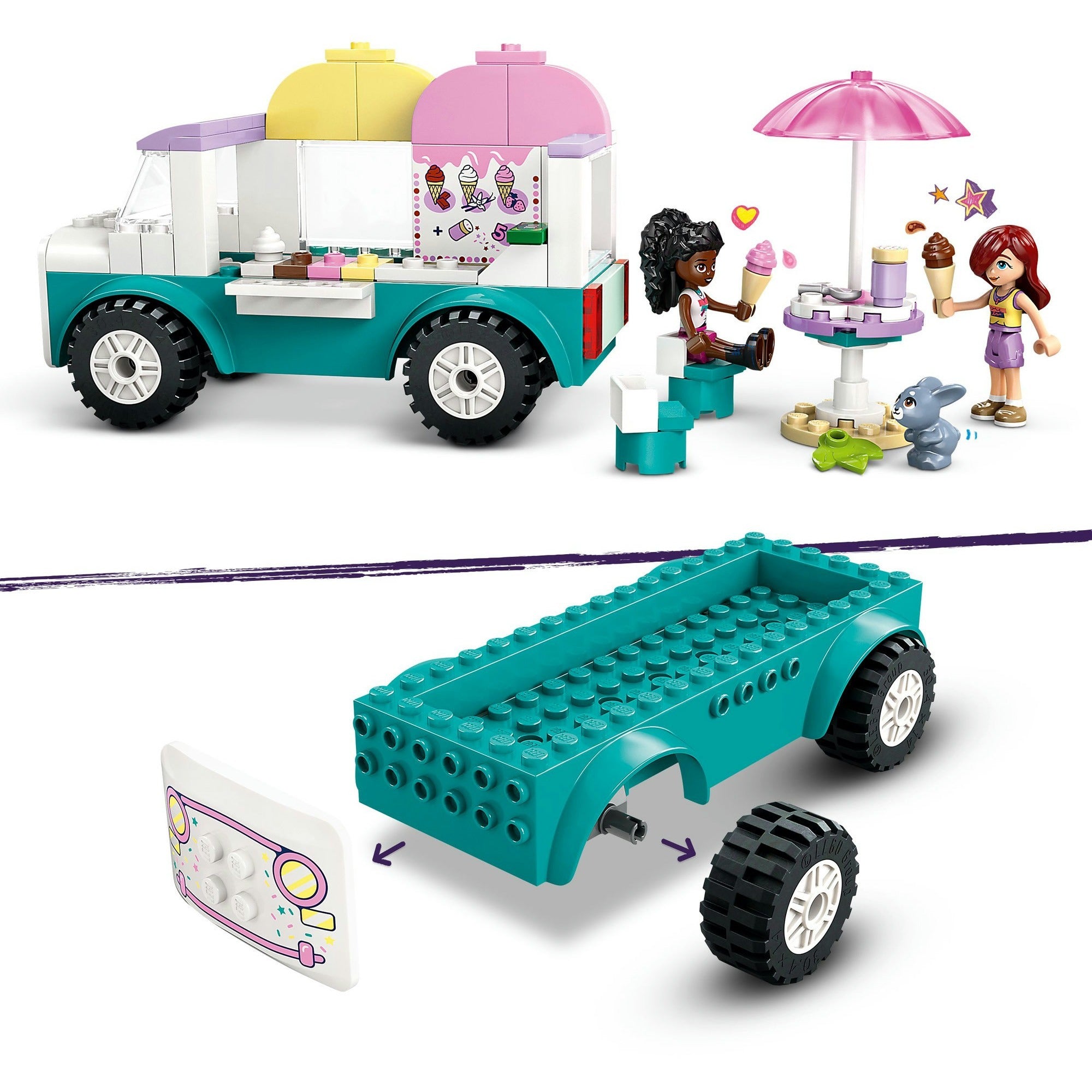 Lego friends 42644 heartlake city ijscotruck