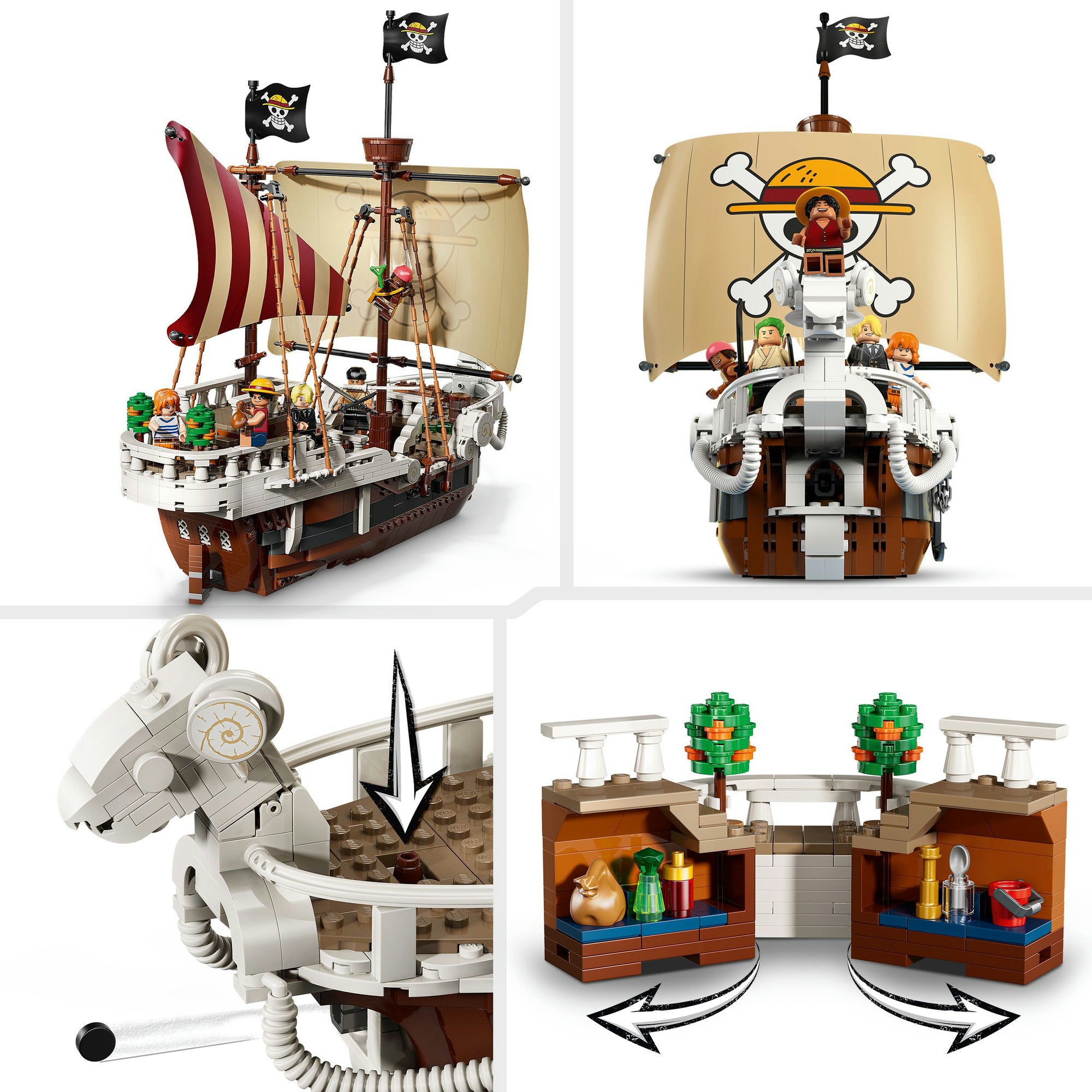 Lego one piece 75639 het piratenschip going merry
